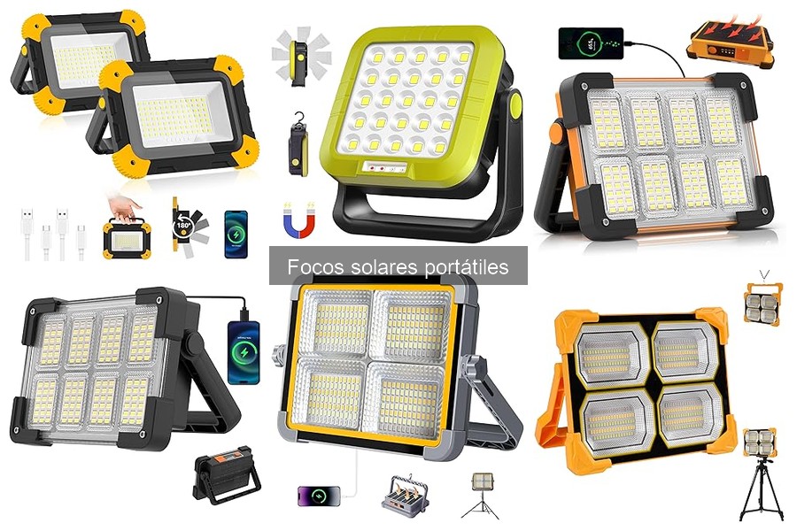 Comparativa de Focos Solares Portátiles vs Eléctricos