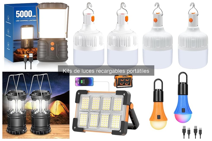 Comparativa de Kits de Luces Recargables Portátiles en 2023