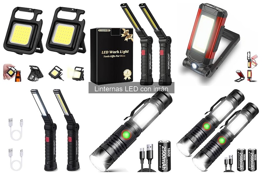 Comparativa de las Mejores Linternas LED con Imán