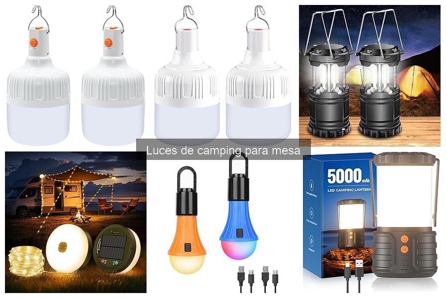 Comparativa de las Mejores Luces de Camping para Mesa