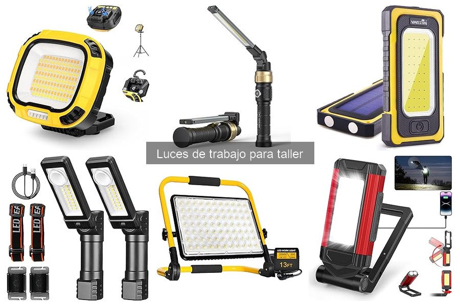 Comparativa de las Mejores Luces de Trabajo para Taller