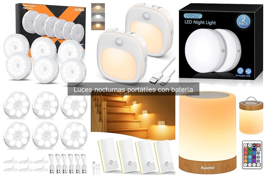 Comparativa de las Mejores Luces Nocturnas Portátiles
