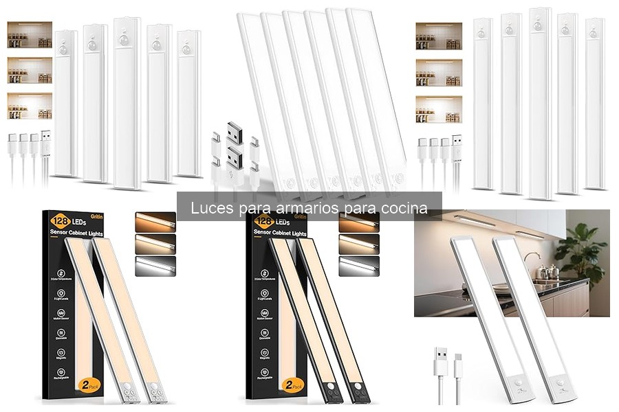 Comparativa de las Mejores Luces para Armarios de Cocina