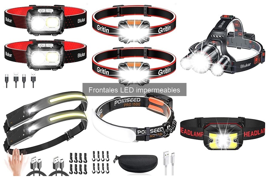 Comparativa de Linternas Frontales LED Impermeables