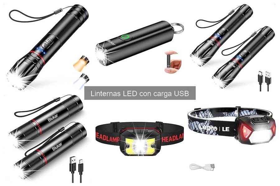 Comparativa de Linternas LED con Carga USB para Camping