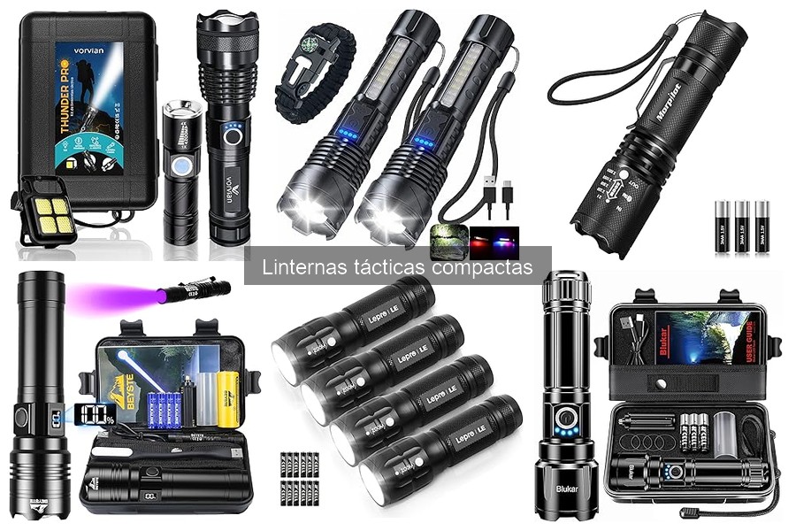 Comparativa de Linternas Tácticas Compactas: Características Clave