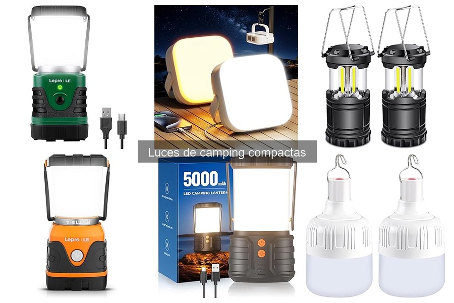 Comparativa de Luces de Camping Compactas: Mejores Marcas y Precios
