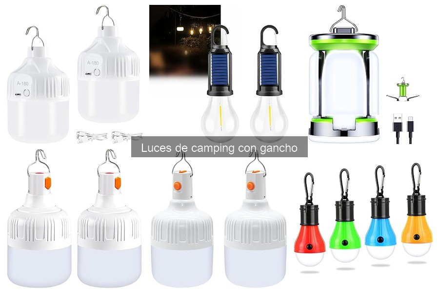 Comparativa de Luces de Camping con Gancho: Marcas y Opiniones