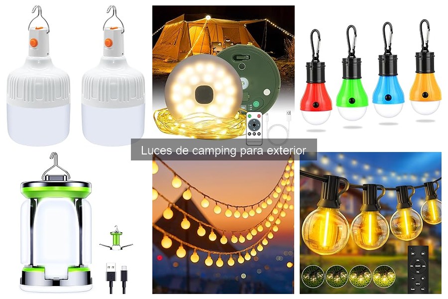 Comparativa de luces de camping: marcas populares analizadas