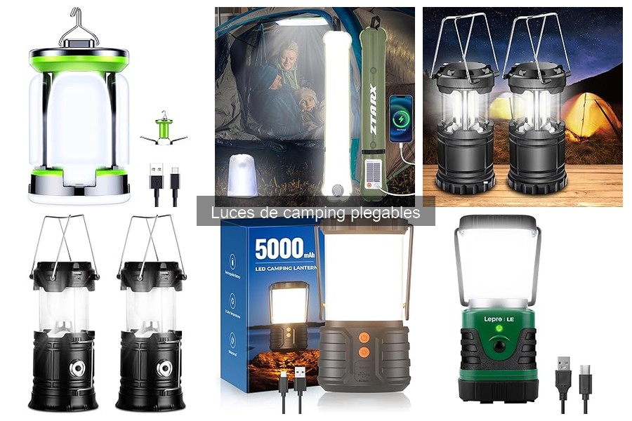 Comparativa de luces de camping plegables: calidad y precio