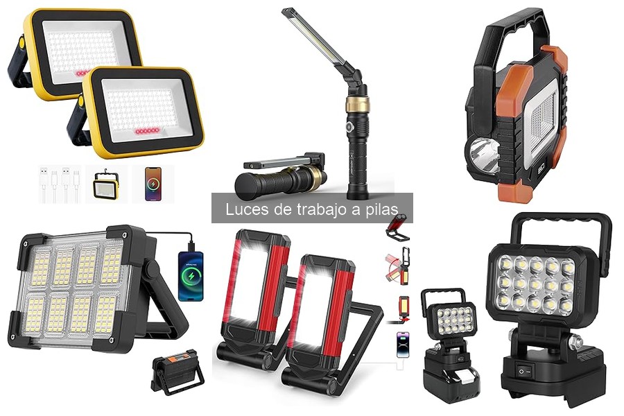 Comparativa de Luces de Trabajo a Pilas: Mejores Marcas 2023