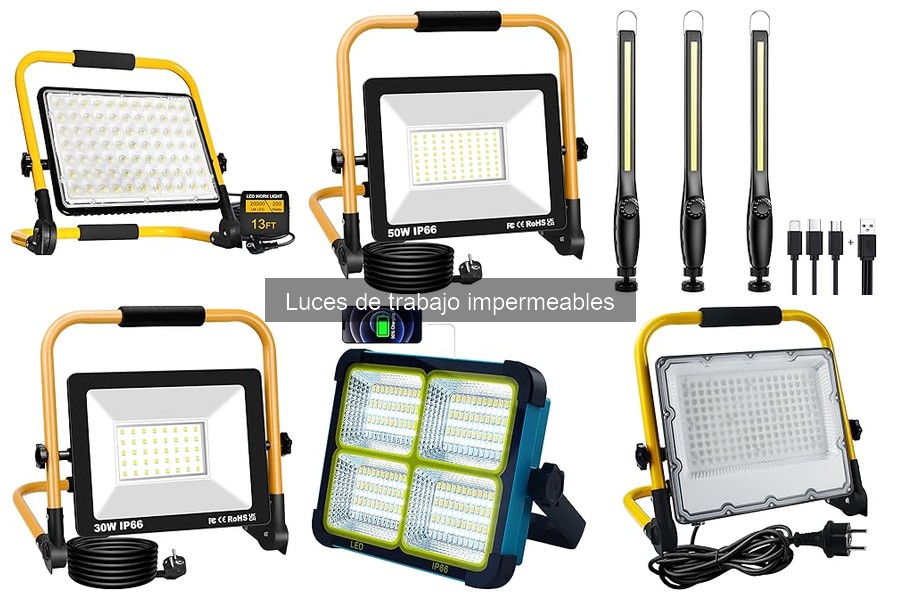 Comparativa de luces de trabajo impermeables: Pros y Contras