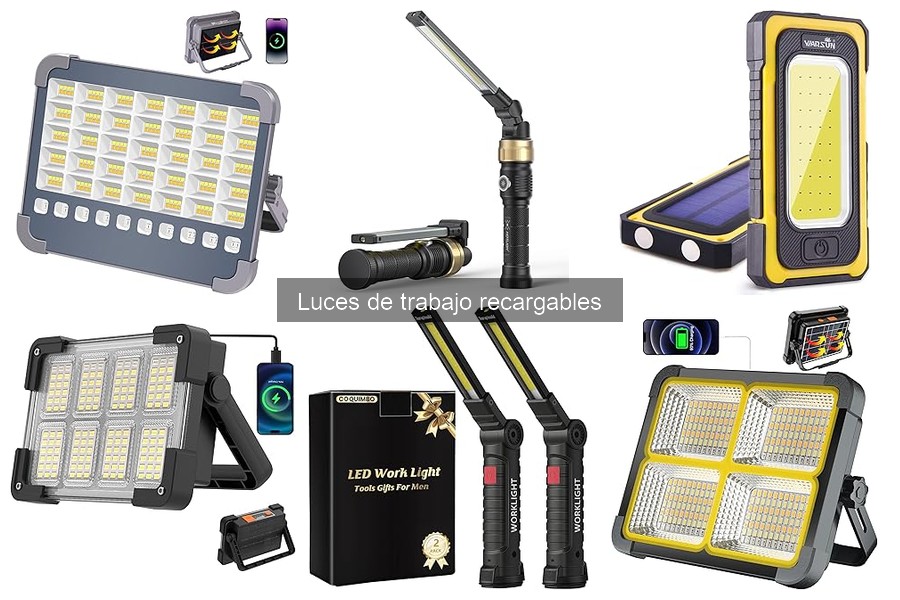 Comparativa de luces de trabajo recargables: Mejores marcas 2023