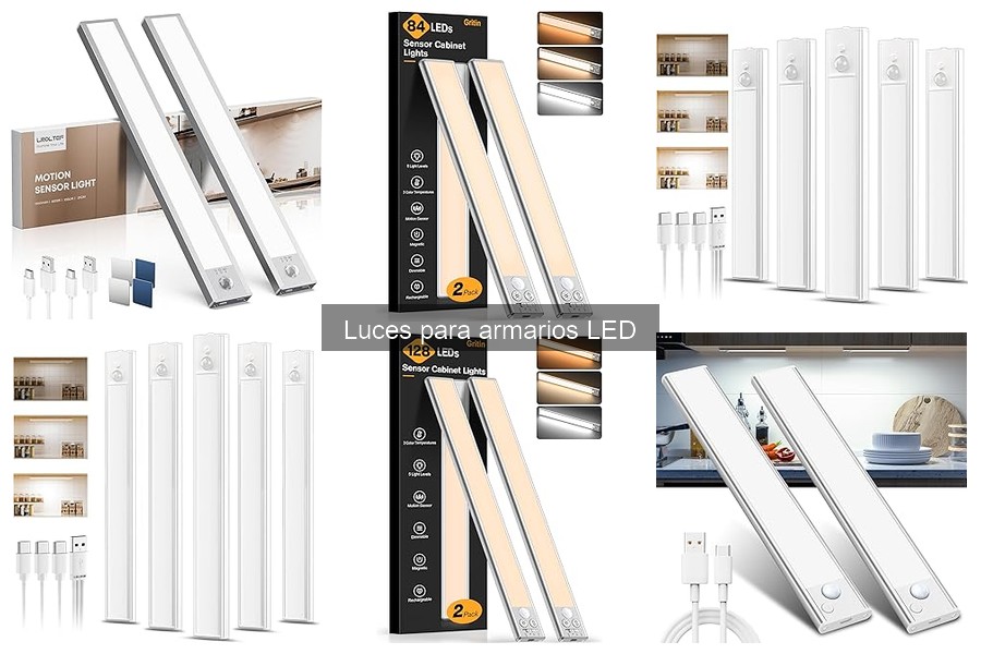 Comparativa de luces LED para armarios: Gritin y más