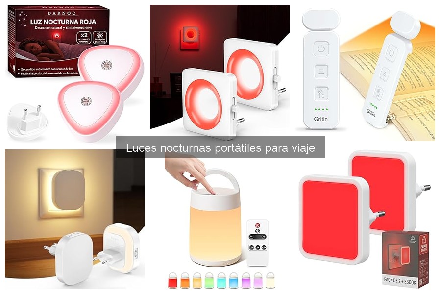 Comparativa de luces nocturnas portátiles y luces de cabeza