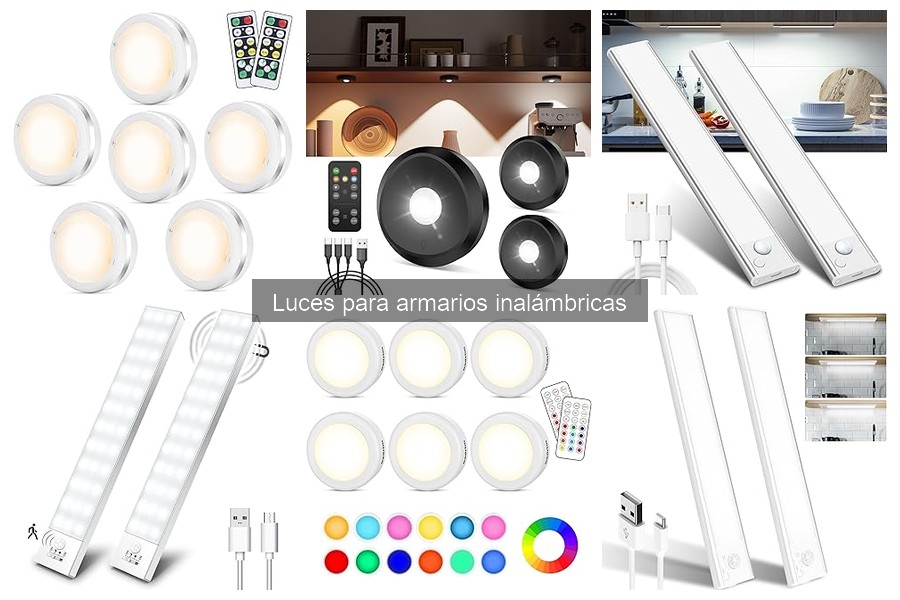 Comparativa de Luces para Armarios Inalámbricas: Marcas y Modelos
