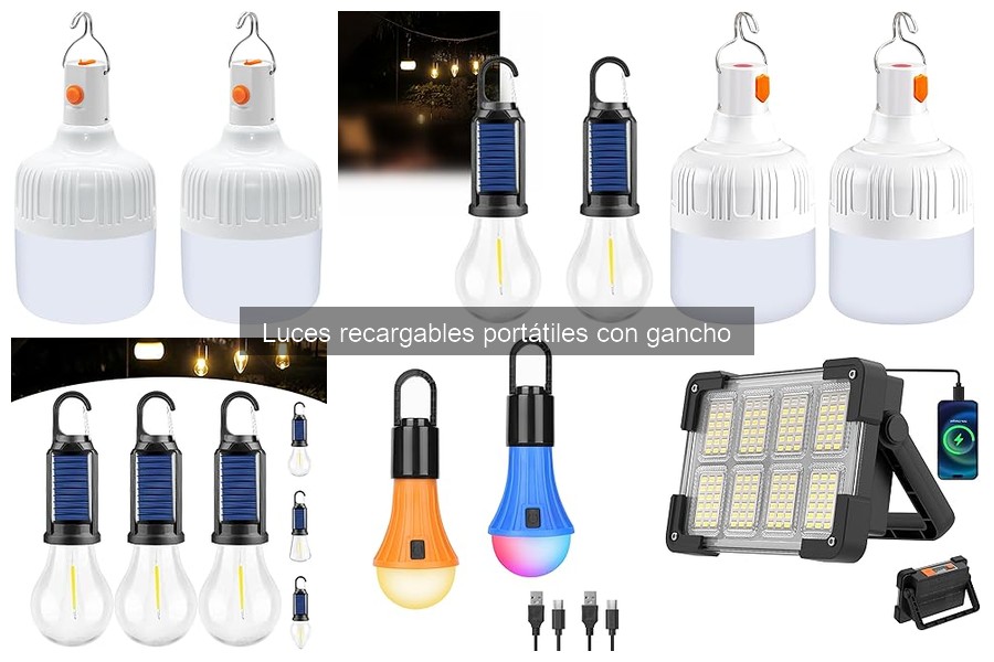 Comparativa de luces recargables con gancho - Mejores opciones