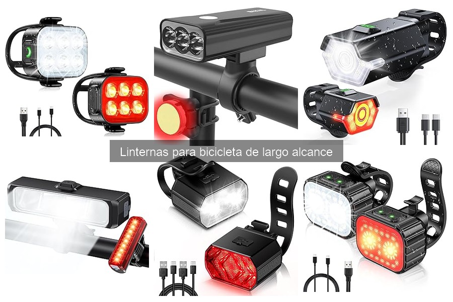 Comparativa de marcas de linternas de largo alcance para bicicleta
