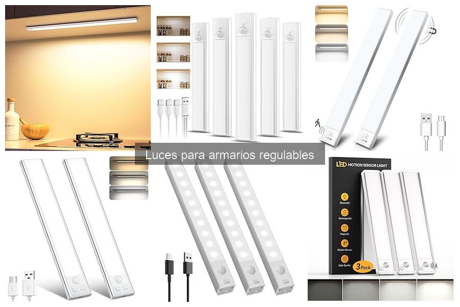 Comparativa de marcas de luces para armarios regulables