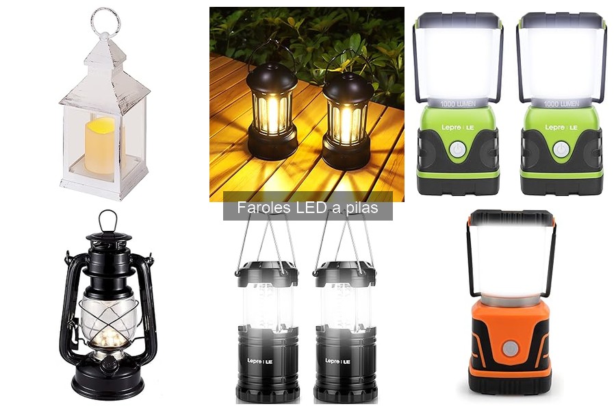 Comparativa: Faroles LED a pilas vs. Faroles de gas