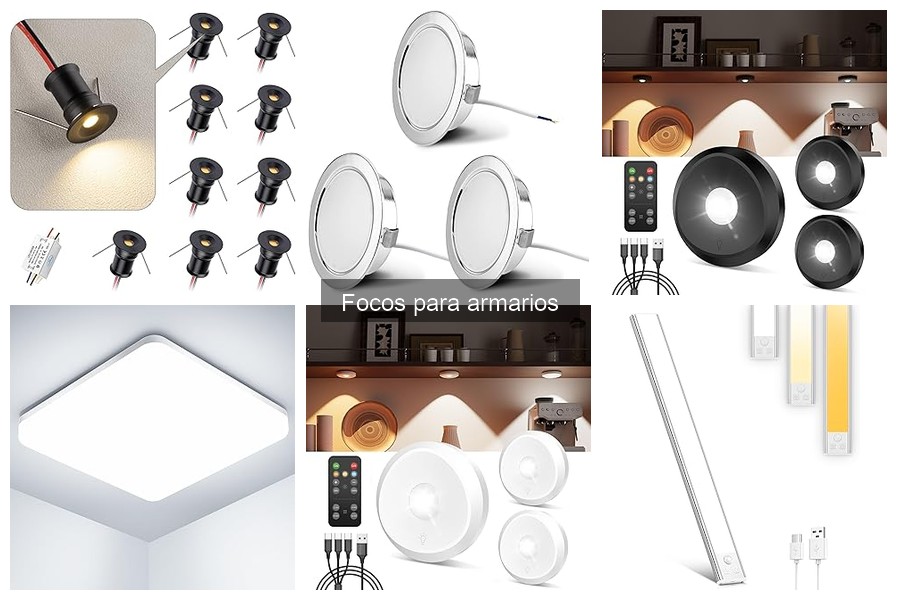Comparativa: Focos LED vs Halógeno para Armarios