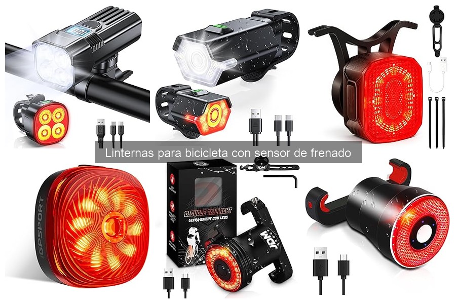Comparativa: Linternas con y sin sensor de frenado para bicicleta