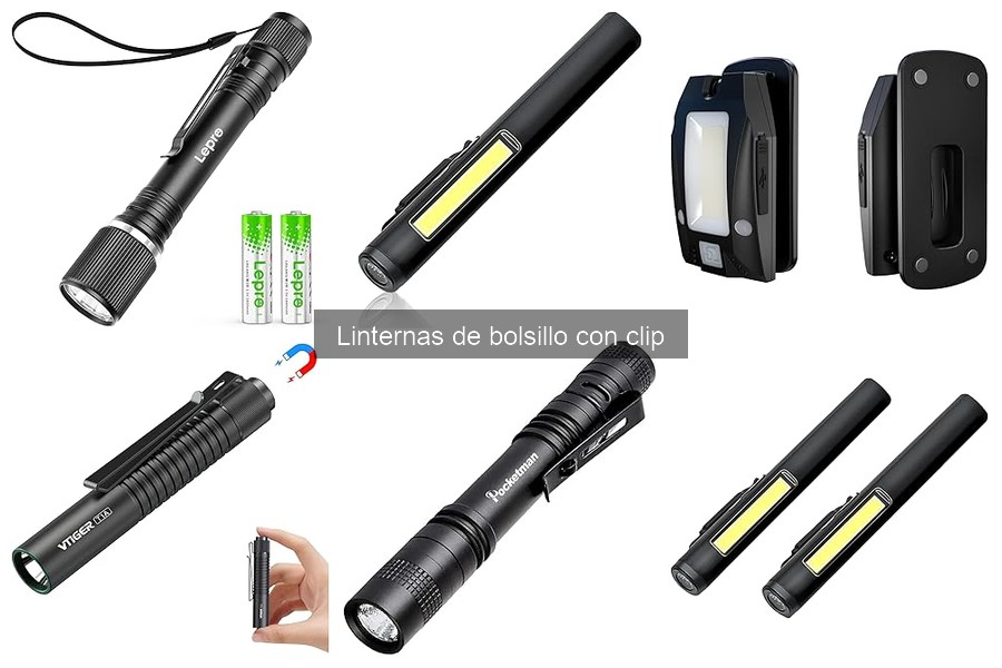 Comparativa: Linternas de bolsillo con clip vs. de mano