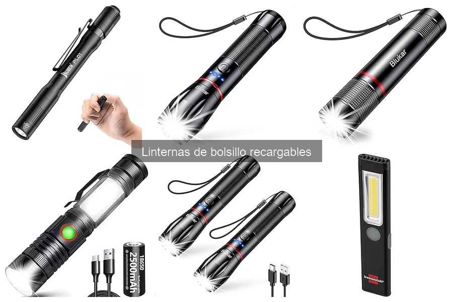 Comparativa: Linternas de bolsillo recargables vs. desechables