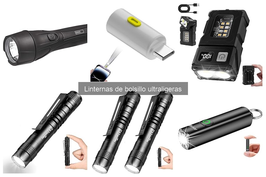 Comparativa: Linternas de Bolsillo Ultraligeras vs Tradicionales