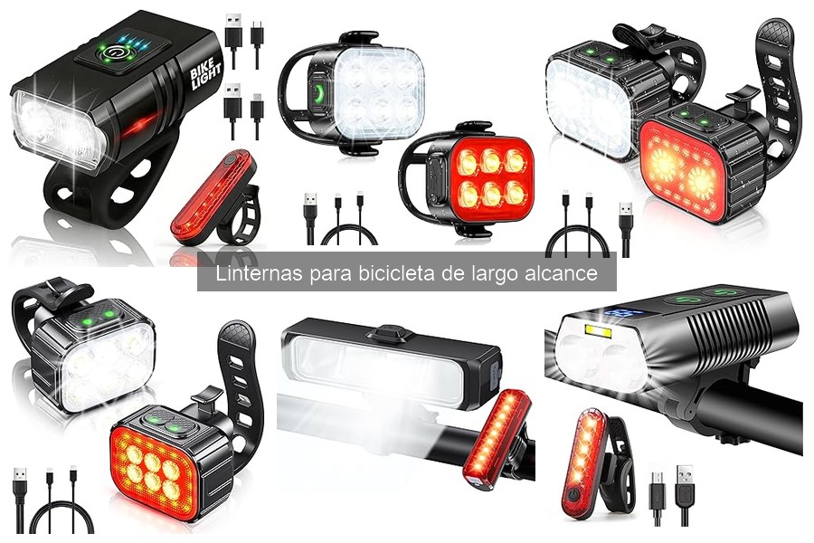 Comparativa: Linternas de Largo Alcance vs. Recargables para Bicicleta