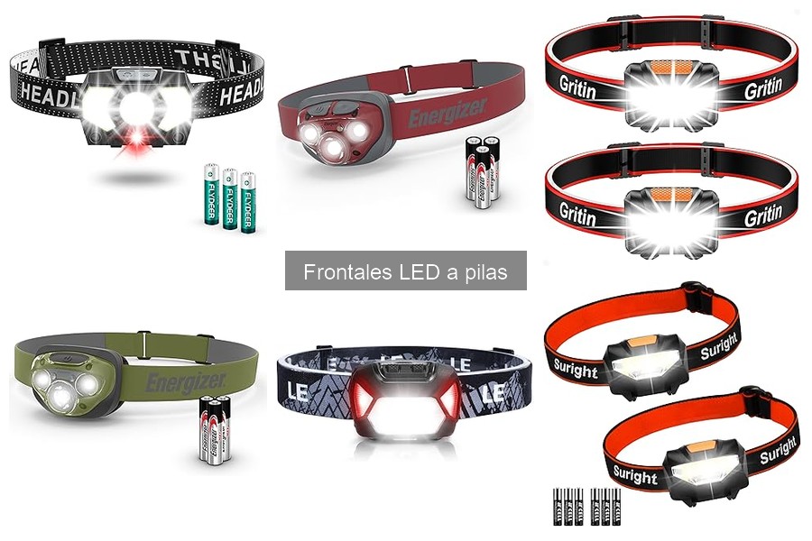 Comparativa: Linternas Frontales LED a Pilas vs Recargables