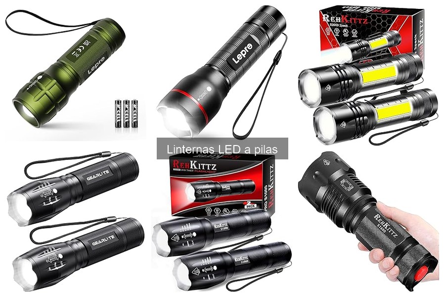 Comparativa: Linternas LED a Pilas vs. Recargables