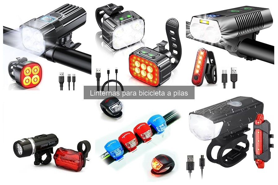 Comparativa: Linternas para Bicicleta a Pilas vs. Recargables