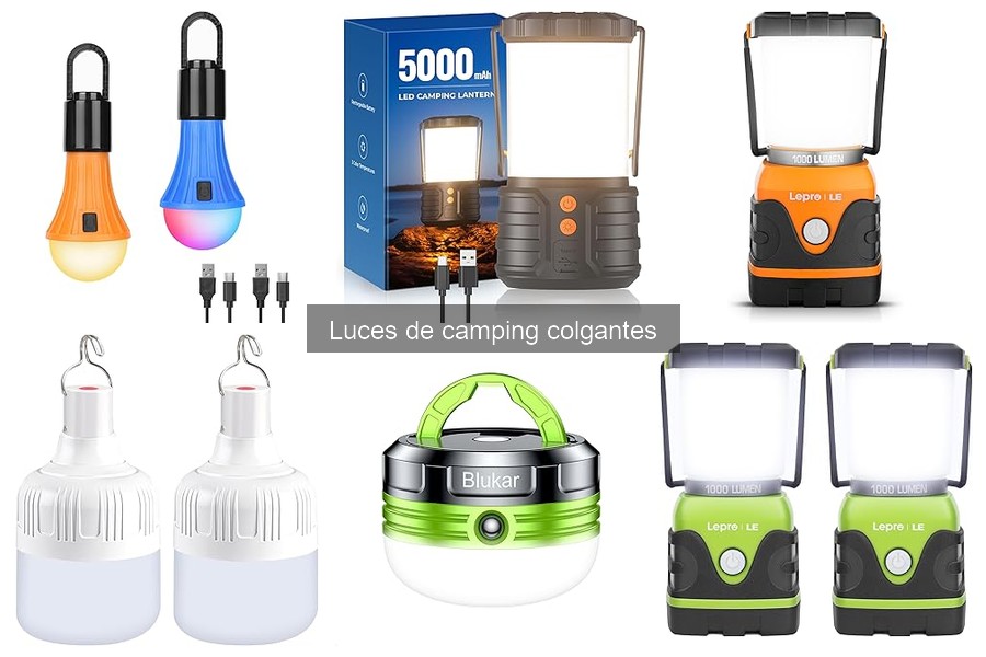 Comparativa: Luces de Camping Colgantes vs Otras Iluminaciones
