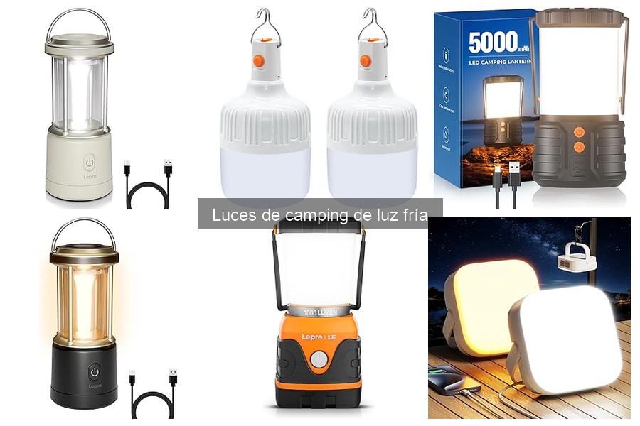 Comparativa: Luces de Camping de Luz Fría vs Luz Cálida