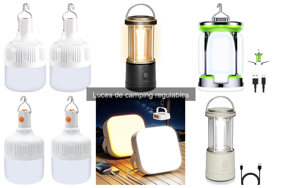 Comparativa: Luces de Camping Regulables vs. Luces Solares