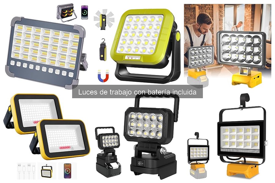 Comparativa: Luces de Trabajo con Batería vs. con Cable