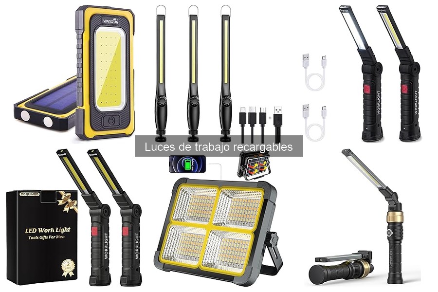 Comparativa: Luces de Trabajo Recargables vs. Desechables