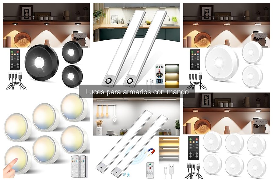 Comparativa: Luces LED vs Incandescentes para Armarios con Mando