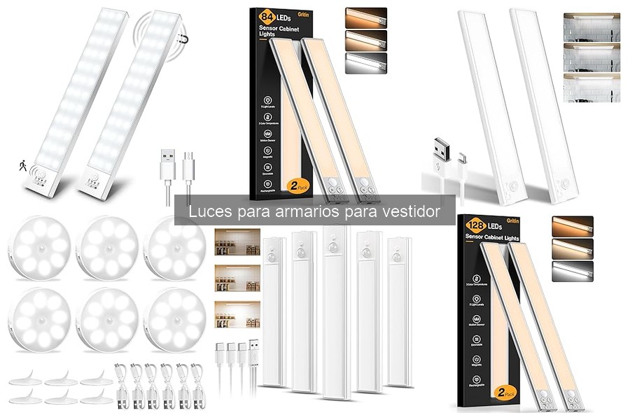 Comparativa: Luces LED vs. Luces a Batería para Armarios