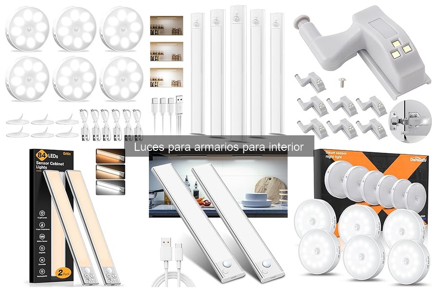 Comparativa: Luces LED vs Luces de Sensor para Armarios