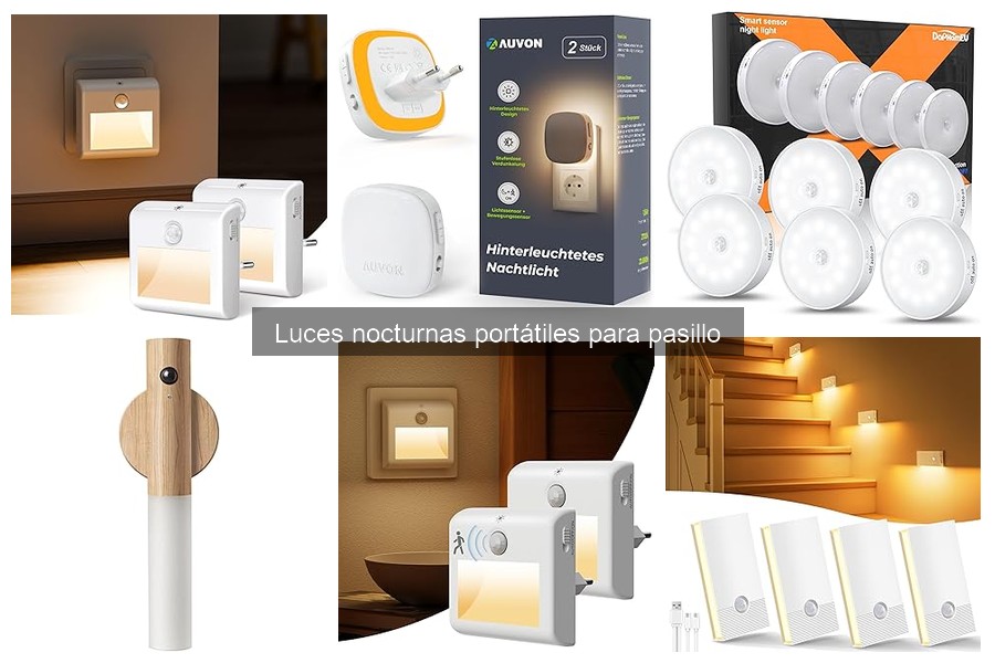 Comparativa Luces Nocturnas Portátiles vs. Sobremesa
