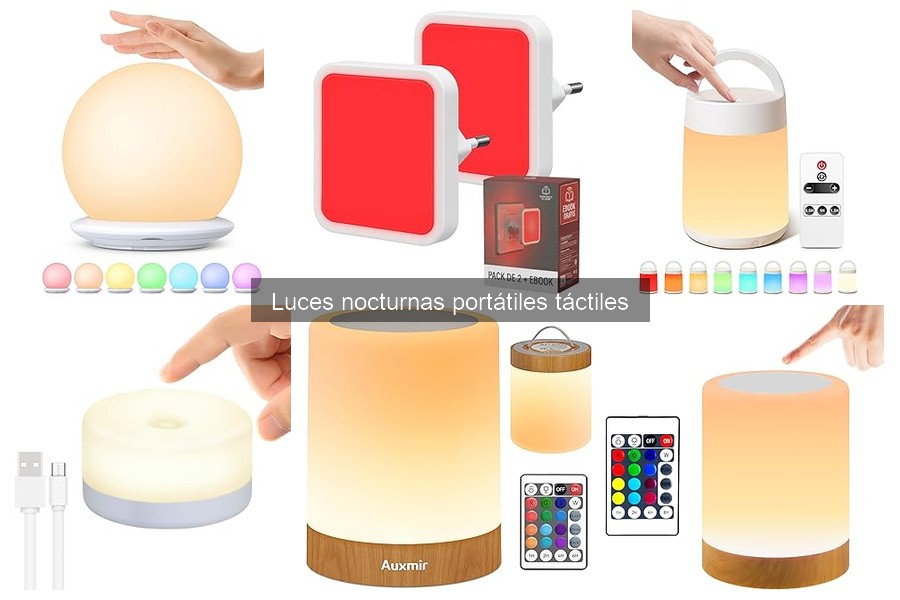 Comparativa: Luces Nocturnas Táctiles vs. Fijas