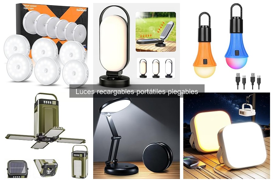 Comparativa: Luces Recargables Plegables vs. LED Tradicionales