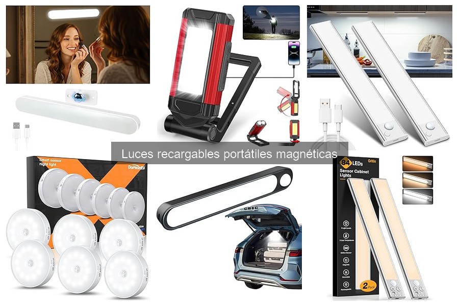 Comparativa: Luces Recargables Portátiles Magnéticas vs LED