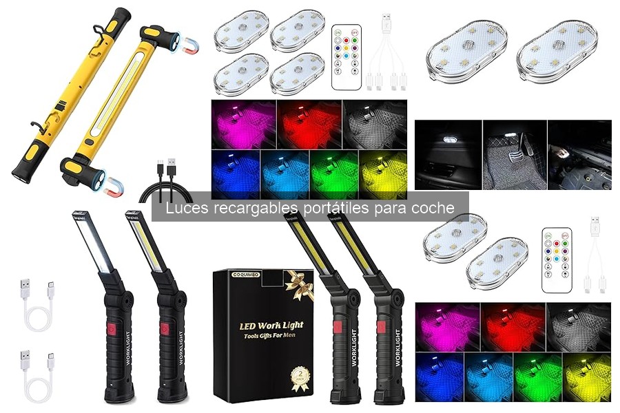 Comparativa: Luces Recargables vs. Otras Iluminaciones para Coche
