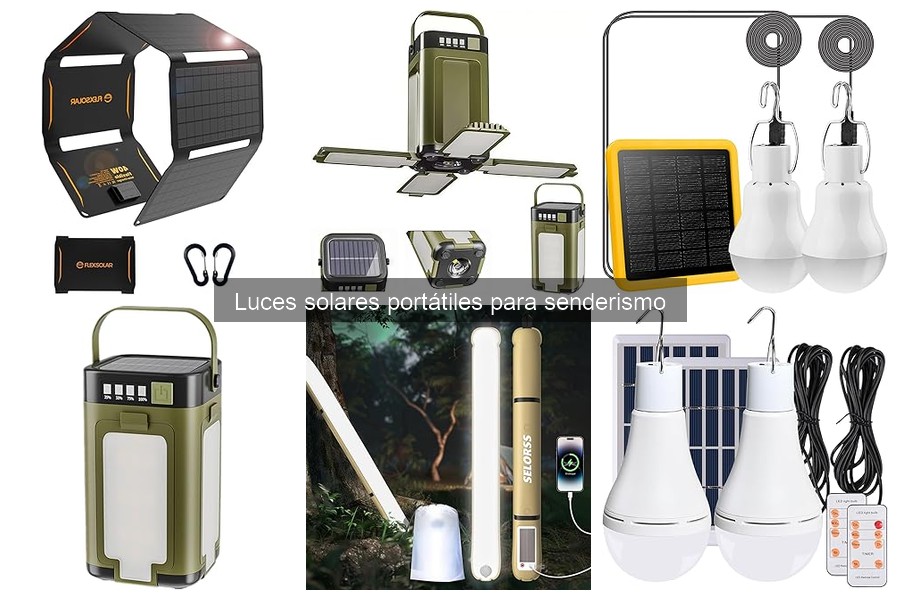 Comparativa: Luces Solares Portátiles vs LED para Senderismo