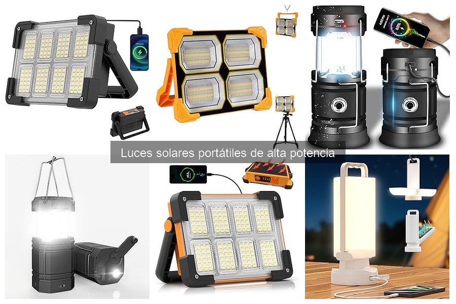 Comparativa: Luces Solares Portátiles vs. LED Tradicionales