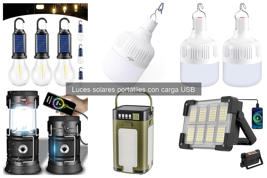 Comparativa: Luces solares portátiles vs. luces de batería