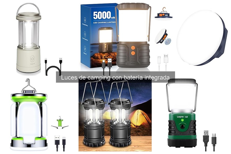Comparativa: Mejores luces de camping con batería integrada 2023